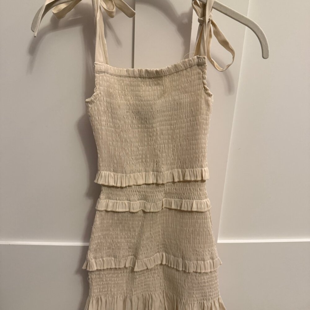 Miss Behave Girls Tie Straps Smock Dress Size 8